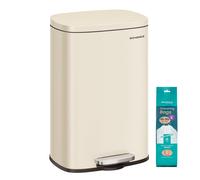 Kitchen Pedal Bin 50L, Sand Beige