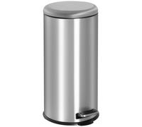 Kitchen Pedal Bin Waste Trash Brushed Stainless Steel Removable Inner Bin 30L