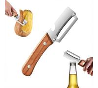 Kitchen Peeler, Multifunctional Vegetable and Fruit Peeler with Ergonomic Bottle Opener, for Kitchen and Bar Use (1pcs)