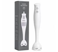 Kitchen Perfected 200W Hand Blender Electric Stick Mixer Soup Smoothie White UK