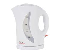 Kitchen Perfected 2000W 1.7L Electric Cordless Kettle - Dual Water Level Windows with Cup Indicators - Washable Filter - On / Off Indicator Light -Automatic Safety Shut-Off ? E1524WH ? White