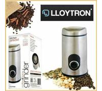 Kitchen Perfected Brushed Steel Coffee Bean & Spice Herb Grinder E5602SS