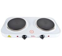 KITCHEN PERFECTED E4202WH 2000W DOUBLE HOTPLATE, WHITE