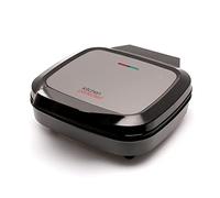 Kitchen Perfected Ultimate Meal Maker, Cook your breakfast, lunch or dinner from one easy compartmentalised grill, 180 degree griddle, black - E2791