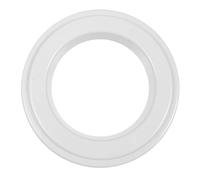 Kitchen Pizza Saucing Ring with Edge Guide, Aluminum Alloy for Home Baking | White Finish, Practical Prep Tool for 6-inch Pizza Plate, Less Cleanup in Kitchens for Home Cooks
