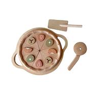 Kitchen Play Cutter Toy For Children Play Pizza Toy Cooking Chef Pretend Game Wooden Food Activity For Wooden Pizza Set Kids Wood Set Educational Children