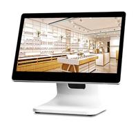 Kitchen POS System Printer 15.6” Touch Screen Computer Monitor - Small Business Custom Screen POS System with 4GB RAM 64G SSD for Office