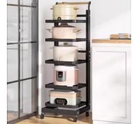 Kitchen Pot and Pan nizer Rack - Deep Drawer Storage Solution for Kitchen Cupboard Efficient nization Unit Black - 5 Boards for Maximum Space Optimization