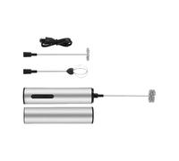 Kitchen Powerful Milk Frother Wand Handheld Drink Mixer Electric Whisk Foam Maker for Coffee Cappuccino Hot Chocolate Food Grade Stainless Steel