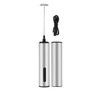 Kitchen Powerful Milk Frother Wand Handheld Drink Mixer Electric Whisk Foam Maker for Coffee Cappuccino Hot Chocolate USB Rechargeable Handheld Mixer