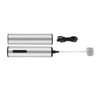 Kitchen Powerful Milk Frother Wand Handheld Drink Mixer Electric Whisk Foam Maker for Coffee Cappuccino Hot Chocolate Food Grade Stainless Steel