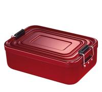 Kitchen Pro Lunchbox Large Aluminum in the Color Red 23x15x7cm