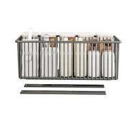 Kitchen Pull out Basket Storage Rack, Slide out Drawer System Design, Equipped with Silent Cushion and Slide Rail Device, Humidity Proof Design, Save Space for Kitchen and Bathroom