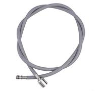 Kitchen Pull Out Replacement Hose 1.5m With Nylon Outer, Silica Gel Inner Tube, Flexible Sink Spray Head Pipe For G1/2 Female Thread Faucets(Snap-Gray)