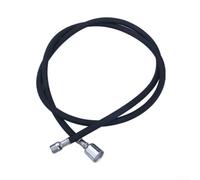Kitchen Pull Out Replacement Hose 59 Inch Flexible Spray Head Hose for Sink Faucet G1/2 Female Thread Grey Nylon for Braided Water Supply Line(Thread-Black)