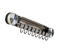 Kitchen Rack, Suction Cup Hook Rail, Acrylic Utensil Holder, Removable Wall Mount Bar, Waterproof Bathroom Hanger, Closet Organizer, Multi Tool for Spa Entryway Locker