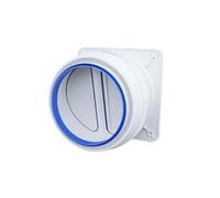 Kitchen Range Hoods Check Valve 150/160/180MM/200MM Pipe Double-Ended Air Outlet Fresh ABS Highly Sealable and Heat Resisting(Capsule Model)