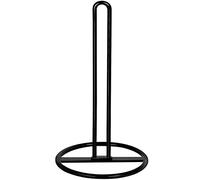 Kitchen Roll Holder Free Standing, OBODING, Paper Towel Holder Countertop, Black Kitchen Towel Holders for Standard and Large Sized Rolls, for Kitchen Countertop and Dining Table (Black)