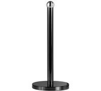 Kitchen Roll Holder Stainless Steel Paper Towel With Holder Non Slip Base - Black