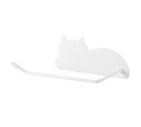 Kitchen Roll Holder - Toilet Paper Holder | Wall Mount with Cat Design for Household Storage Guest Room Travel Country House Style
