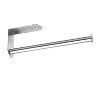 Kitchen Roll Holder Wall Mounted, OBODING, Paper Towel Holder Under Cabinet Self Adhesive for Kitchen Organization and Storage (Silver)