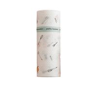 Kitchen Roll Multi-Purpose Paper Towel Super Absorbent Kitchen Paper Towel Roll Food Grade Dual Use Dishwashing Cloth Reusable for Wet for Home Care and Cleaning(20x20cm 100pcs)