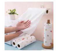 Kitchen Roll Reusable Lazy Rags Bamboo Towels Wet and Dry for Kitchen Dishcloths Hand Towel Rolls Organic Dishwashing Cloth for Home Care and Cleaning(Green)