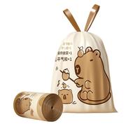 Kitchen Rubbish Bags | Drawstring Inner Bag with Closure - Waste Bags with Drawstring for Kitchen, Bathroom, Household, Office, Dorm, Apartment, Hotel, for Bathroom, Office, Outdoor, Student Dorm