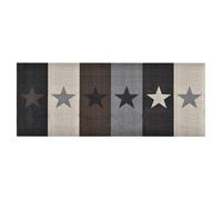 Kitchen Rug Grey Velvet 180x60cm Non-Slip Washable Soft-Touch Absorbent Mat Plus