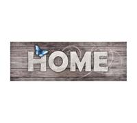 Kitchen Rug Grey Velvet 60x300cm Non-Slip Washable Soft-Touch Runner Luxury Mat