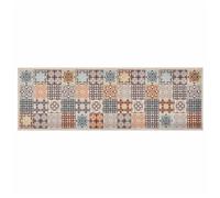 Kitchen Rug Grey Velvet Non-Slip Absorbent 60x180 cm Machine Washable Soft-Touch
