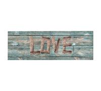 Kitchen Rug Grey Velvet Non-Slip Washable Runner 60x300 cm Soft-Touch Absorbent