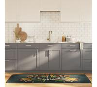 (blue and red) vidaXL Kitchen Rug Washable Anti Slip Kitchen Floor Mat Carpet Runner Rug