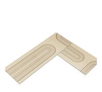 Kitchen Rug，Neutral Geometric Kitchen Rug Set Of 2, Waterproof Non-Slip Anti-Fatigue Runner Mats, Grid Line Minimalist Floor Mats To Match Light Wood Cabinet Interior Design Tracing The Source 50 * 8