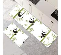 Kitchen Rug Set, 2 Pieces Non Slip and Anti Fatigue Kitchen Mat, Absorbent Carpet, Hallway Runner Washable Rug and Floor Mats, Dining Room, Entryway and Home Decoration Simple 90x140cm+90x270cm 1-715