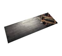 Kitchen Rug Washable 45 x 150 cm Velvet with Wine Bottle Motif Non-Slip and Weatherproof, Soft Doormat for Indoor and Outdoor Use, Ideal as a Door Mat, Dirt Trapper Mat, Clean Mat