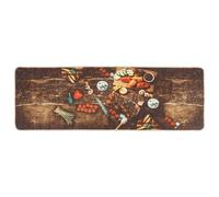 Kitchen Rug Washable Anti Slip Runner Floor Mat Area Carpet Multicolour vidaXL