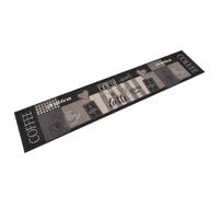 Kitchen Rug Washable Coffee Black 60x300 cm Velvet Berkfield Home Multi One Size