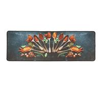 Kitchen Rug Washable Runner Floor Mat Area Carpet Multicolour vidaXL