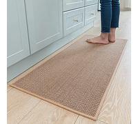 Kitchen Rugs and Mats, Washable Non-Skid Kitchen Mats for Floor, Large Runner Rugs for Kitchen Floor, Front of Sink, Hallway, Laundry Room (Beige, 20"x70")