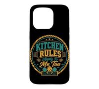 Kitchen Rules Apply To Me Too Pickleball Case for iPhone 15 Pro