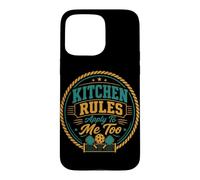 Kitchen Rules Apply To Me Too Pickleball Case for iPhone 15 Pro Max