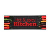 Kitchen Runner Grey Velvet 60x300cm Non-Slip Washable Soft-Touch Modern Cozy Rug