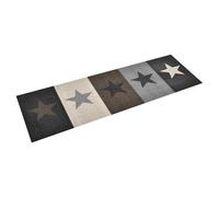 Kitchen Runner Grey Velvet Non-Slip Washable 45x150cm Absorbent Modern SoftTouch