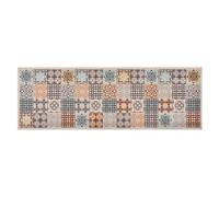 vidaXL Kitchen Carpet Washable Mosaic Colour Floor Mat Non Slip Runner Hallway