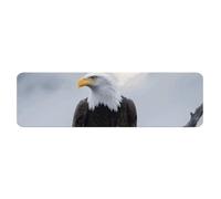 Kitchen Runner Rug Long 45x152cm, Anti Fatigue Non-Slip Floor Mat for Standing, Washable Flannel Rugs Eagle Full Moon Runner Rug for Kitchen, Hallways, Entryway, Bedroom