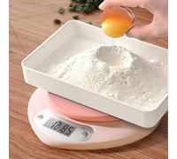 Kitchen Scale, 5Kg for PINK Heart-shaped LCD Scale, LCD Electronic For Cooking Baking Prep Food Preparation Weighing