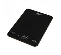 Kitchen scale Adler black 10 kg USB rechargeable AD 3177