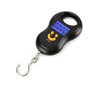 Kitchen Scales, Electronic 50Kg 10g Hanging Scale, LCD Kitchen Digital Scale, BackLight Fishing Weights Pocket Scale Travel Luggage Scales