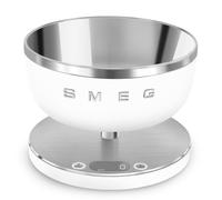 Kitchen Scales Matte White KSC01WHMWW - 5kg Capacity, Removable Stainless Bowl, USB Fast Charge, 4 Measurement Units, Tare, LCD Display
